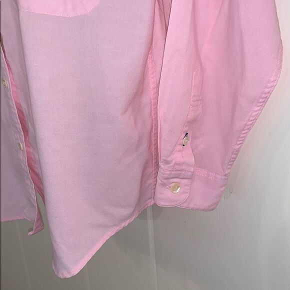 Vtg Diane Von Furstenberg pink button down… - Picture 3 of 7